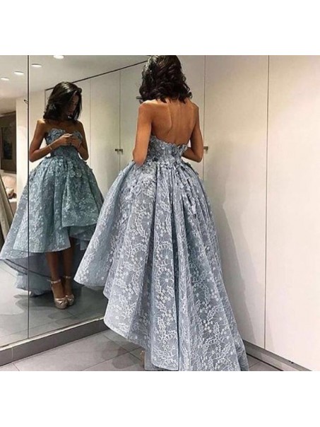 High Low Lace Prom Homecoming Cocktail Graduation Dresses 996021301