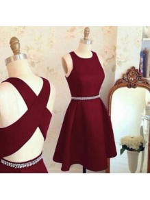 Short Beaded Burgundy Prom Homecoming Cocktail Graduation Dresses 996021304 Short Beaded Burgundy Prom Homecoming Cocktail Graduation Dresses 996021304