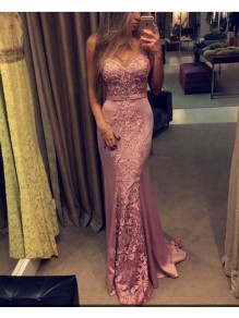 Mermaid Sweetheart Lace Long Prom Formal Evening Party Dresses 996021316 Mermaid Sweetheart Lace Long Prom Formal Evening Party Dresses 996021316