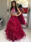 Two Pieces Beaded Tulle Ball Gown Prom Formal Evening Party Dresses 996021321