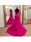 Mermaid V-Neck Long Prom Formal Evening Party Dresses 996021323