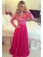 Long Sleeves Beaded Lace Chiffon Long Prom Evening Formal Dresses 99602135