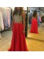 Beaded Chiffon Long Prom Formal Evening Party Dresses 996021353