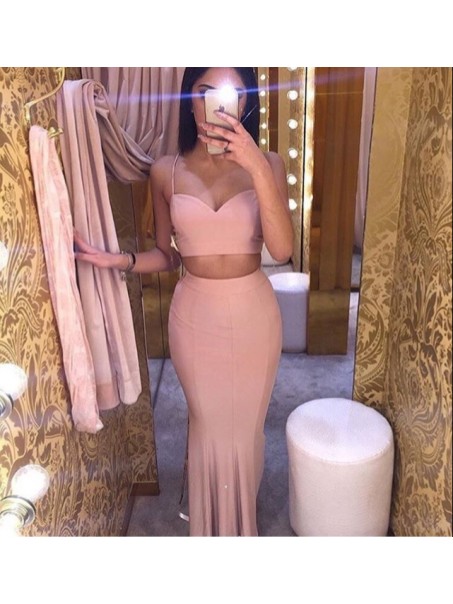Mermaid Two Pieces Prom Formal Evening Party Dresses 996021369