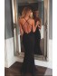 Sexy Long Black Lace Prom Formal Evening Party Dresses 996021372