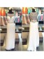 Beaded Sequins Long White Prom Evening Formal Dresses 99602138 Beaded Sequins Long White Prom Evening Formal Dresses 99602138