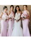 Long Pink Mermaid Prom Formal Evening Party Dresses 996021424