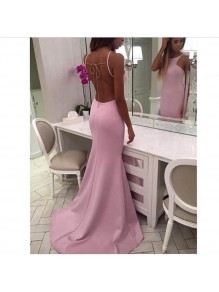 Long Pink Mermaid Prom Formal Evening Party Dresses 996021424 Long Pink Mermaid Prom Formal Evening Party Dresses 996021424