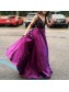 Long Purple V-Neck Prom Formal Evening Party Dresses 996021426
