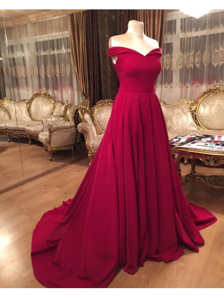 Mermaid Off-the-Shoulder Long Prom Formal Evening Party Dresses 996021428