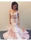 Two Pieces Off-the-Shoulder Mermaid Long Red Prom Formal Evening Party Dresses 996021431