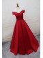 Long Red Off-the-Shoulder Prom Formal Evening Party Dresses 996021435 Long Red Off-the-Shoulder Prom Formal Evening Party Dresses 996021435