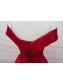 Long Red Off-the-Shoulder Prom Formal Evening Party Dresses 996021435 Long Red Off-the-Shoulder Prom Formal Evening Party Dresses 996021435