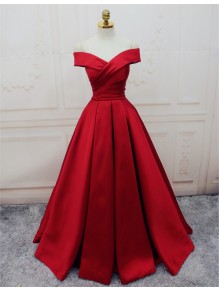 Long Red Off-the-Shoulder Prom Formal Evening Party Dresses 996021435 Long Red Off-the-Shoulder Prom Formal Evening Party Dresses 996021435