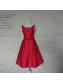Short Red Prom Homecoming Cocktail Graduation Dresses 996021436