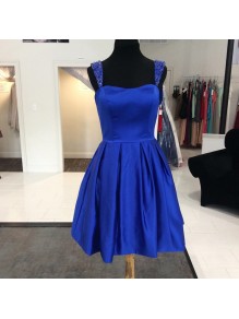 Short Blue Beaded Prom Homecoming Cocktail Graduation Dresses 996021449 Short Blue Beaded Prom Homecoming Cocktail Graduation Dresses 996021449