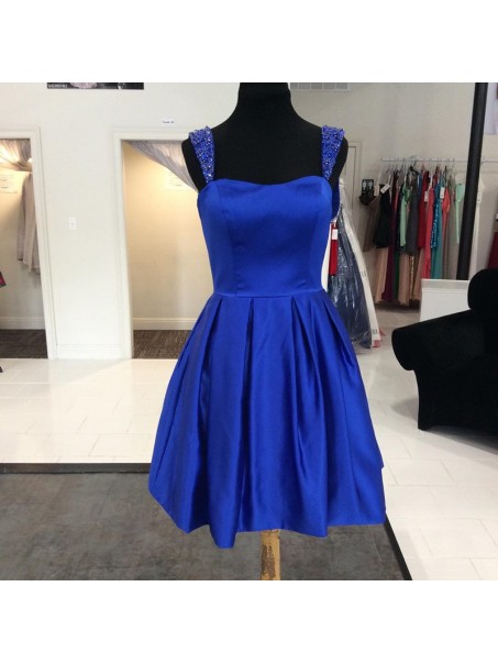 Short Blue Beaded Prom Homecoming Cocktail Graduation Dresses 996021449 Short Blue Beaded Prom Homecoming Cocktail Graduation Dresses 996021449