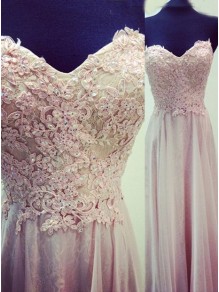 Lace Appliques Sweetheart Long Prom Evening Formal Dresses 99602145 Lace Appliques Sweetheart Long Prom Evening Formal Dresses 99602145