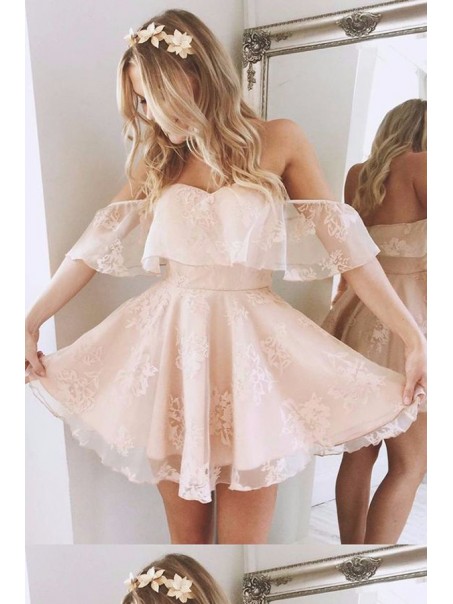 Short Lace Prom Homecoming Cocktail Graduation Dresses 996021459