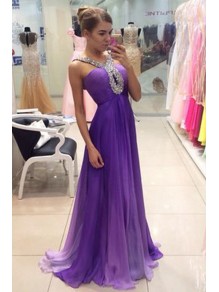Long Purple Beaded Prom Formal Evening Party Dresses 996021474