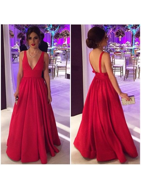 A-Line V-Neck Long Prom Formal Evening Party Dresses 996021483 A-Line V-Neck Long Prom Formal Evening Party Dresses 996021483