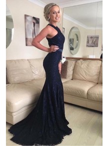 Mermaid Long Blue Beaded Lace Prom Formal Evening Party Dresses 996021486 Mermaid Long Blue Beaded Lace Prom Formal Evening Party Dresses 996021486