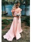 A-Line Off-the-Shoulder Prom Formal Evening Party Dresses with Handmade Flowers 996021502 A-Line Off-the-Shoulder Prom Formal Evening Party Dresses with Handmade Flowers 996021502