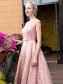 Pink Lace Prom Homecoming Cocktail Graduation Dresses 996021524
