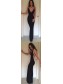 Sexy Long Black Mermaid V-Neck Prom Formal Evening Party Dresses 996021526