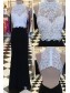 Long Black White Beaded Lace Prom Formal Evening Party Dresses 996021528 Long Black White Beaded Lace Prom Formal Evening Party Dresses 996021528