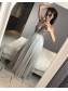 Sexy V-neck Sequins Long Prom Dresses Slit Evening Gowns Tulle Evening Dresses 996021540