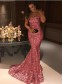 Mermaid Strapless Sequins Long Prom Evening Formal Dresses 996021548 Mermaid Strapless Sequins Long Prom Evening Formal Dresses 996021548