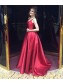 Ball Gown O-Neck Long Prom Evening Formal Dresses 996021562