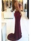 Mermaid V-Neck Sequins Long Prom Evening Formal Dresses 996021575