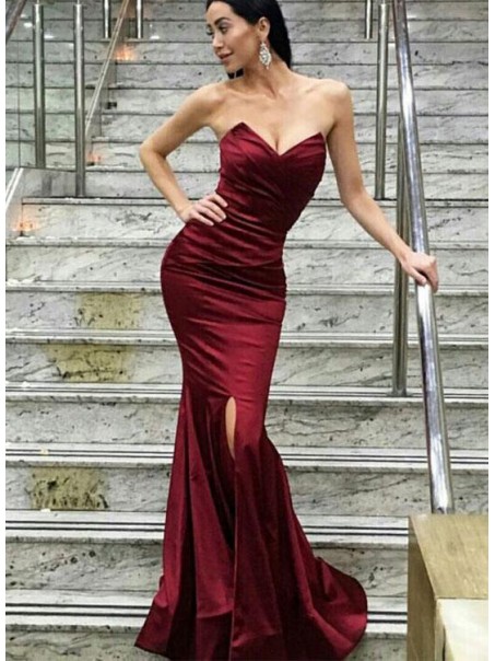 Sexy Mermaid Long Prom Dresses Evening Party Dresses 996021580