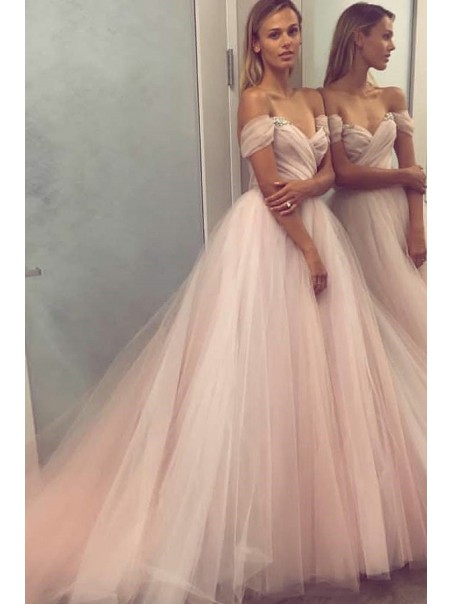 Beaded Off-the-Shoulder Long Prom Dresses Evening Party Dresses 996021584