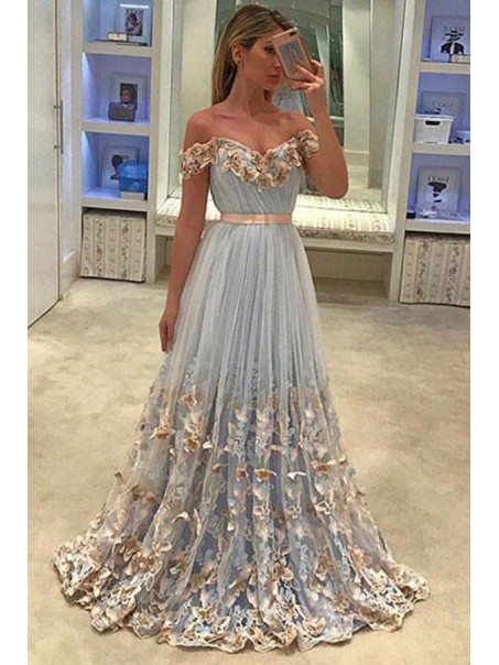 A-Line Off-the-Shoulder Long Prom Dresses Evening Gowns 996021598 A-Line Off-the-Shoulder Long Prom Dresses Evening Gowns 996021598