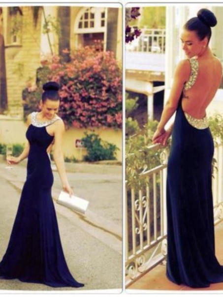 Beaded Backless Long Sexy Prom Evening Formal Dresses 99602161