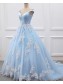 Ball Gown Lace Off-the-Shoulder Long Blue Prom Dresses Formal Evening Dresses 996021610 Ball Gown Lace Off-the-Shoulder Long Blue Prom Dresses Formal Evening Dresses 996021610