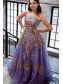 Ball Gown Tulle Gold Lace Appliques Long Prom Dresses Formal Evening Dresses 996021631 Ball Gown Tulle Gold Lace Appliques Long Prom Dresses Formal Evening Dresses 996021631