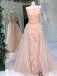 Long Pink Lace Tulle Prom Dresses Formal Evening Dresses 996021636 Long Pink Lace Tulle Prom Dresses Formal Evening Dresses 996021636