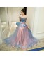 A-Line Off-the-Shoulder Tulle Long Prom Dresses Formal Evening Dresses 996021637 A-Line Off-the-Shoulder Tulle Long Prom Dresses Formal Evening Dresses 996021637
