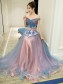 A-Line Off-the-Shoulder Tulle Long Prom Dresses Formal Evening Dresses 996021637 A-Line Off-the-Shoulder Tulle Long Prom Dresses Formal Evening Dresses 996021637