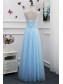 Long Blue Lace Tulle Prom Dresses Formal Evening Dresses 996021659 Long Blue Lace Tulle Prom Dresses Formal Evening Dresses 996021659