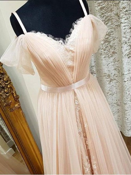 Lace and Tulle Long Prom Dresses Formal Evening Dresses 996021688