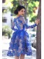 Blue Short Knee-Length Homecoming Prom Evening Formal Dresses 99602171 Blue Short Knee-Length Homecoming Prom Evening Formal Dresses 99602171