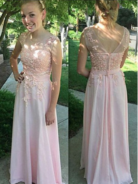 Elegant Long Chiffon Prom Dress Formal Evening Dresses 996021715
