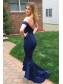 Mermaid Off-the-Shoulder Long Navy Blue Bridesmaid Prom Evening Formal Dresses 99602174 Mermaid Off-the-Shoulder Long Navy Blue Bridesmaid Prom Evening Formal Dresses 99602174