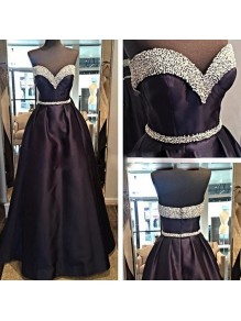 Beaded Sweetheart Long Prom Dresses Evening Gowns 99602196