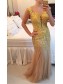 Gold Lace Appliques See Through Back Long Prom Dresses Evening Gowns 99602201 Gold Lace Appliques See Through Back Long Prom Dresses Evening Gowns 99602201